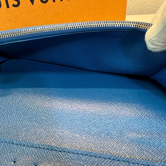 Louis Vuitton Damier Graphite Blue Vasco Wallet - Picture 7 of 12